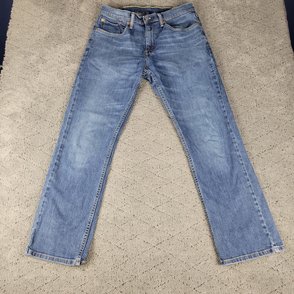 Levis 559 Jeans Mens 32x32 Blue Relaxed Fit Straight Leg Medium Wash Stretch